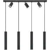 LINDBY Suspension , Sanad, dimmable, Noir, Salon / séjour, Métal, Moderne