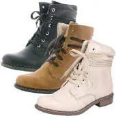 Rieker Bottines à lacets noir