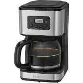 Clatronic 263337 KA 3642 Kaffeemaschine silber, 14 Tassen