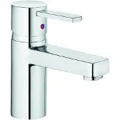 Kludi ZENTA Mitigeur monocommandé pour lavabo, hauteur de bec 65mm, sans garniture d'écoulement, chrome, 382510575