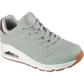 SKECHERS Sneakers 177094-SAGE in Sage Durabuck/Silver Trim color size 40