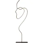Star Trading Plafonnier Grafico, blanc chaud, 168 LED, extérieur, H 85cm