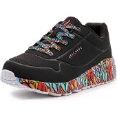 SKECHERS Uno Lite - Subtle Love Sneakers Laag - Zwart - Maat 33