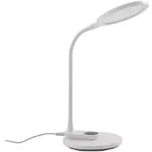 LINDBY Lampe de Table , Valtaria, dimmable, Blanc, Bureau / espaces de travail, Plastique, Moderne
