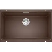 BLANCO ETAGON 700-U, SILGRANIT PuraDur, cafe, sansd'écoulement à distance, avec accessoires