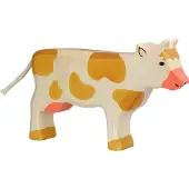 Holztiger Vache, debout, brune