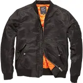 Vintage Industries Veste mi-saison 'Welder MA1' noir