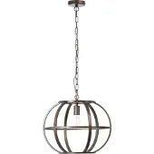 Brilliant Basia Lampe à suspendre 48cm noir acier 99252/46