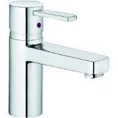 Kludi ZENTA Mitigeur monocommandé pour lavabo, hauteur de bec 75mm, sans garniture d'écoulement, chrome, 382620575