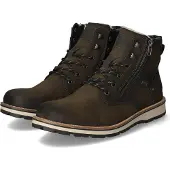 Rieker Bottines à lacets gris / olive