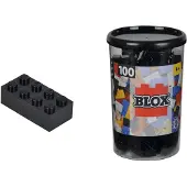 Simba 100 briques noires de 8 à pincer Blox en boîte