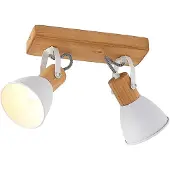 LINDBY Plafonnier , Merela, dimmable, Bois, Salon / séjour, Bois, Scandinave