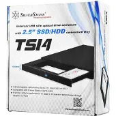 Silverstone SST-TS14B Boîtier externe en aluminium pour disque dur 9,5 mm