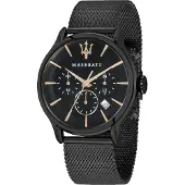 Maserati Chronographe CHRONOGRAPH 100% acier inoxydable noir
