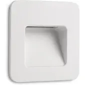 Faro Applique murale encastrée NASE-1 3W 3000K IP44 blanc