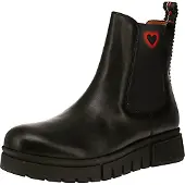 Crickit Chelsea Boots 'NAELLE' rouge sang / noir