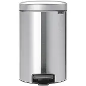 Brabantia NewIcon Poubelle à pédale 12 Litres Acier Mat