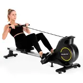 Avalo Rameur pliable avec écran - Machine à ramer avec 8 niveaux de résistance - Appareil de rame