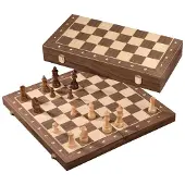 Philos Champ de cassettes d'échecs 43 mm, hauteur des rois 76 mm