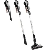 TurboTronic VS280 Cyclonic - Aspirateur-balai sans fil 2-en-1 avec dépoussiéreur - grande puissance d'aspiration - 2 vitesses - batterie 2200 mAH - 180W - accessoires supplémentaires - Noir