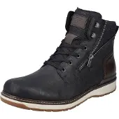 Rieker Bottines à lacets bleu nuit / brun foncé