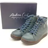 Andrea conti Bottines à lacets gris foncé