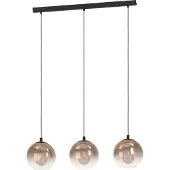 Eglo Suspension Ariscani 1 3 lumières noir