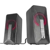 Speedlink Enceintes Stéréo Lavel - - avec rétroéclairage et bluetooth noir