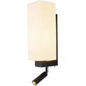 SLV Applique pour chambre à coucher Quadrass noir