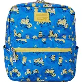 Loungefly Minions Print Mini Backpack Bleu