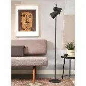 It's About Romi - Lampadaire Salamanca - Noir - 28x28x145cm - 2L pour salon, chambre à coucher