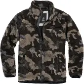 Brandit Veste en polaire bleu fumé / gris / anthracite / greige / vert foncé