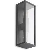 LINDBY Luminaire Extérieur , Peldar, dimmable, Noir, Balcon, Métal, Moderne