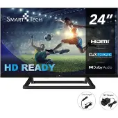 Smart Tech 24HN01V3CA TV 61 cm (24") HD Noir 200 cd/m²