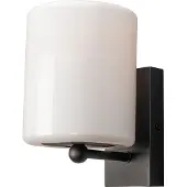 Konstsmide Applique Portici noir avec fenêtre blanche