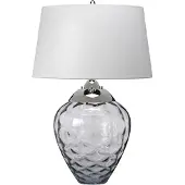 Elstead Lighting Samara Lampe de table E27 72cm Nickel poli Hepplewhite-gris clair (620 lm, E27)