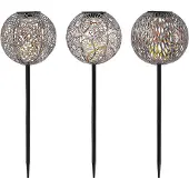 LINDBY Luminaires d'extérieur , Vilani, Gris, Terrasse, Métal, Oriental