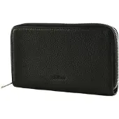 s.Oliver porte-monnaie Wallet Grey / Black noir