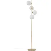 LUCANDE Lampadaire , Isandro, Or / laiton, Salon / séjour, Métal, Moderne