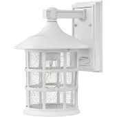 Elstead Lighting Applique d'extérieur Freeport, blanc texturé, 1xE27x40W, composite, dimensions : 30,1 x 20,7 x 23,2 cm, IP44,