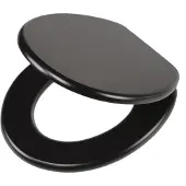 Tiger Abattant WC Tiger Leatherlook Bois Noir