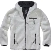Brandit Veste en polaire blanc