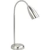 Highlight Lampe de table moderne Touchy Metal nickel