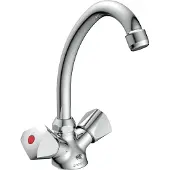 Schutte Carneo Robinet de lavabo - Mitigeur - avec vidange - Chrome