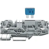 Wago Bloc de jonction à fusibles, Accessoires électroniques + boîtier, Gris