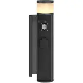 LUCANDE Luminaires d'extérieur , Corban, dimmable, Noir, Terrasse, Aluminium, Moderne