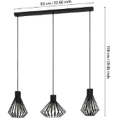Eglo BASIDANO lampe suspendue 390125
