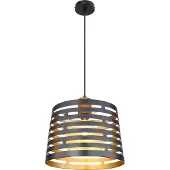 Globo Lighting Lampe suspendue rurale Ablona Ø 35 cm