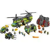 LEGO City 60125 L'hélicoptère de transport du volcan