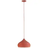 LINDBY Suspension , Fiona, dimmable, Orange, Salon / séjour, Béton, Méditerranéen
